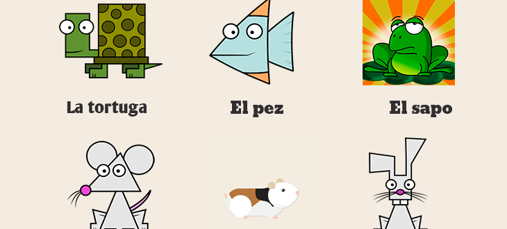 Pets and domestic animals in Spanish