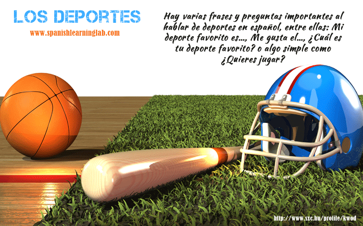 Basic sports in Spanish - Los deportes