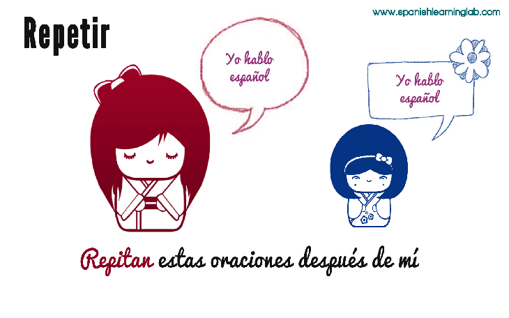 Basic classroom commands in Spanish list