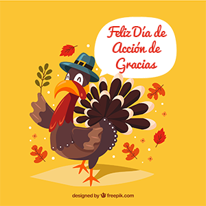 Feliz día de acción de gracias
