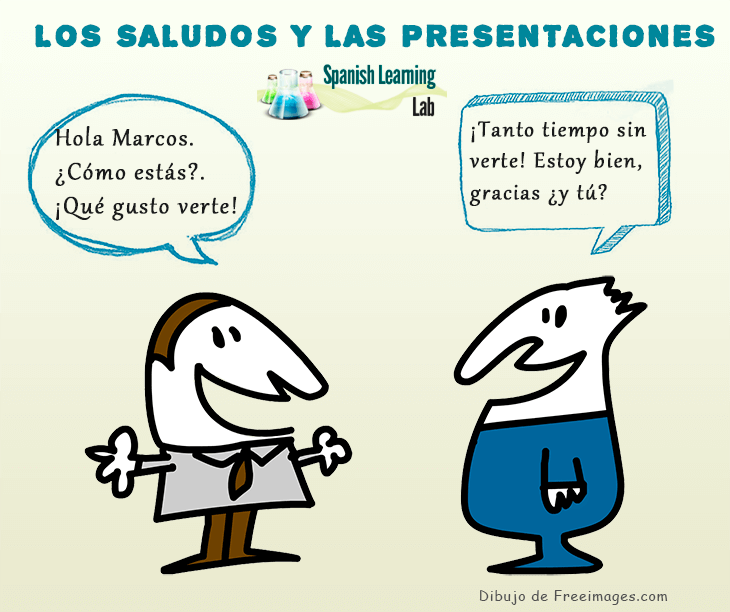 Saludos y Presentaciones en Español: conversaciones y ejercicios -  SpanishLearningLab