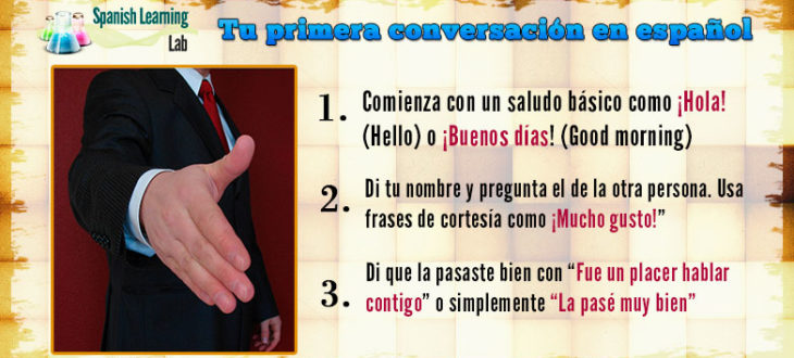Tu primera conversación en español