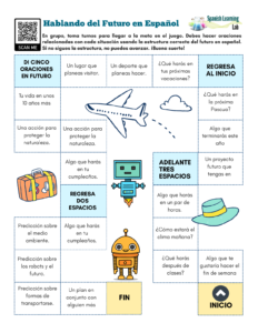 the future in Spanish pdf worksheet el futuro en español ejercicios