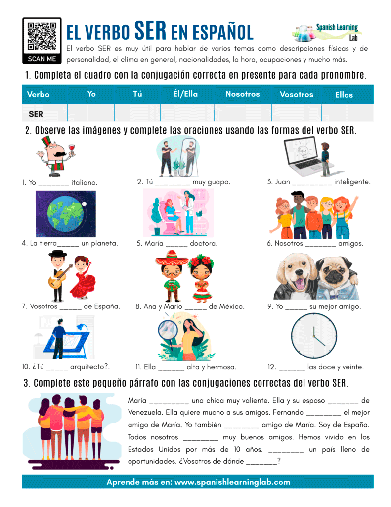 el-verbo-ser-en-espa-ol-ejercicios-en-pdf-spanish-learning-lab