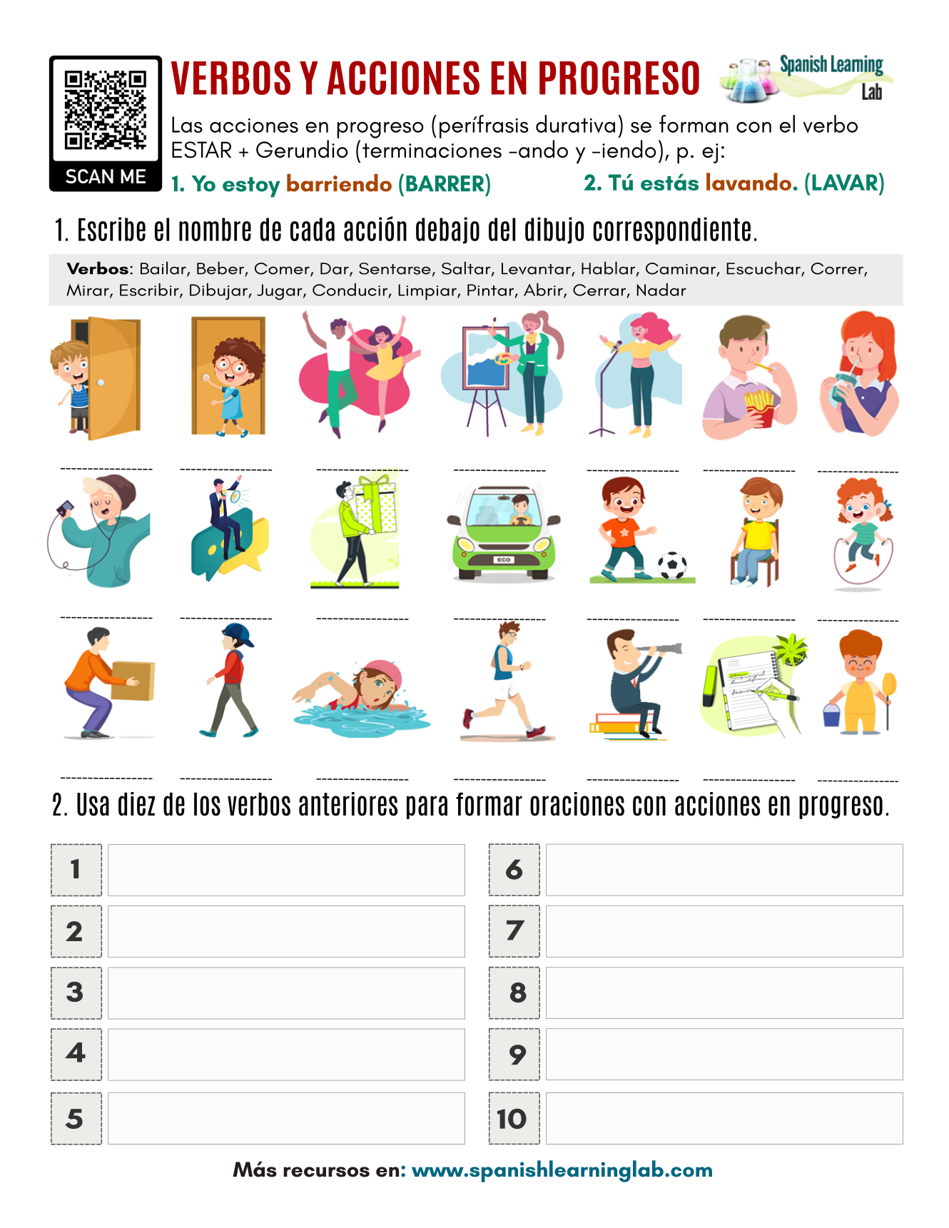 el-verbo-dar-worksheet-answer-key-can-can-t-could-couldn-t-wksht-learn-english-vocabulary