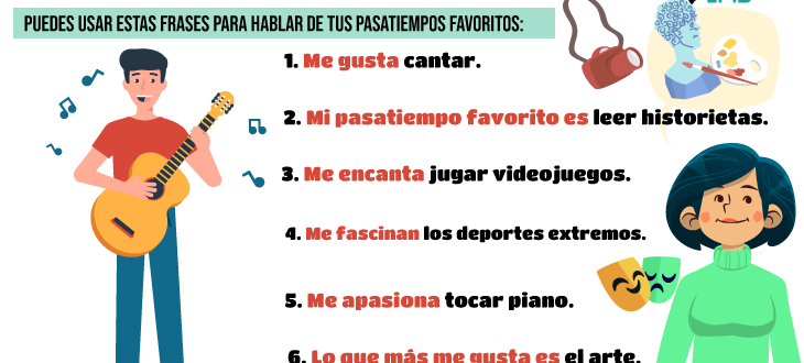 Frases esenciales para hablar de tus pasatiempos favoritos en español