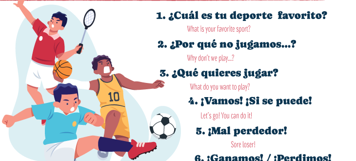 Spanish phrases and questions about sports