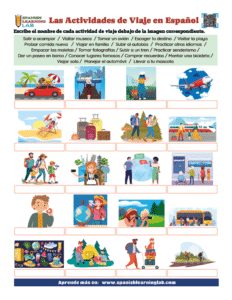 Viajes y Turismo en Español (Ejercicios en PDF) archivos - Spanish ...