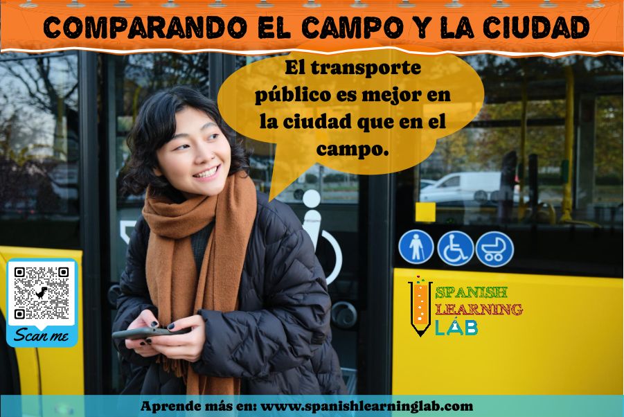 ejemplos de comparaciones en español campo y ciudad imágenes