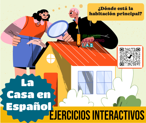 Rooms and Parts of The House in Spanish - Spanish Learning Lab