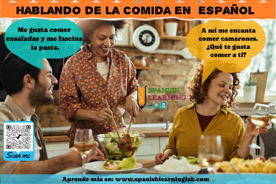 hablando de la comida en español ejemplos y ejercicios